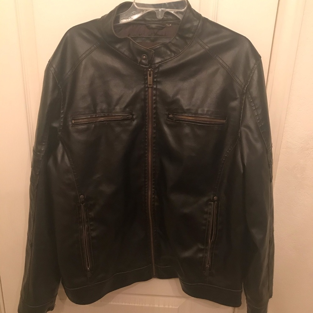 Guess Faux Moto Leather Jacket
